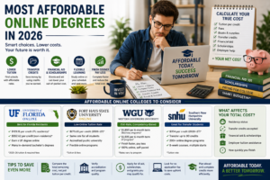 Most Affordable Online Degrees in 2026 How to Compare Costs