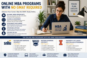 Online MBA Programs with No GMAT Required in 2026